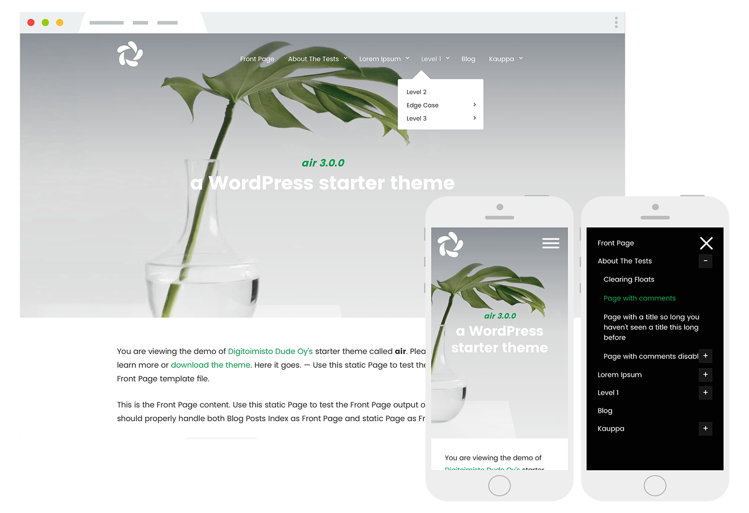 GitHub - codesolutions/air: WordPress starter theme - designed to be ...